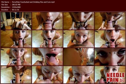 PervyPixie Facefucked and Drinking Piss and Cum.t m - PervyPixie Facefucked and Drinking Piss and Cum