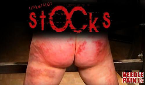 BrutalMaster   Tinkerslut   Stocks m - BrutalMaster - Tinkerslut - Stocks, bdsm, caning, spanking